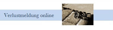 Verlustmeldung Verlustmeldung