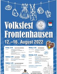 Volksfest Plakat 2022
