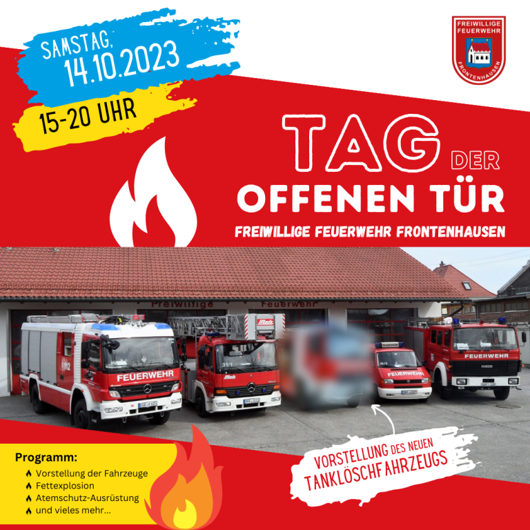 Tag der offenen Tür bei der Freiwilligen Feuerwehr Frontenhausen